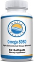 Omega 8060 2400mg Omega 3 Rybí olej Spoločný zdravotný doplnok 60 softgel - 1 mesiac Zásobovanie