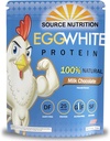 1 LB Egg White Protein prášok Zdroj výživy - 25 Grams Protein, Build Lean Muscle, Dairy Free - mlieko čokoláda