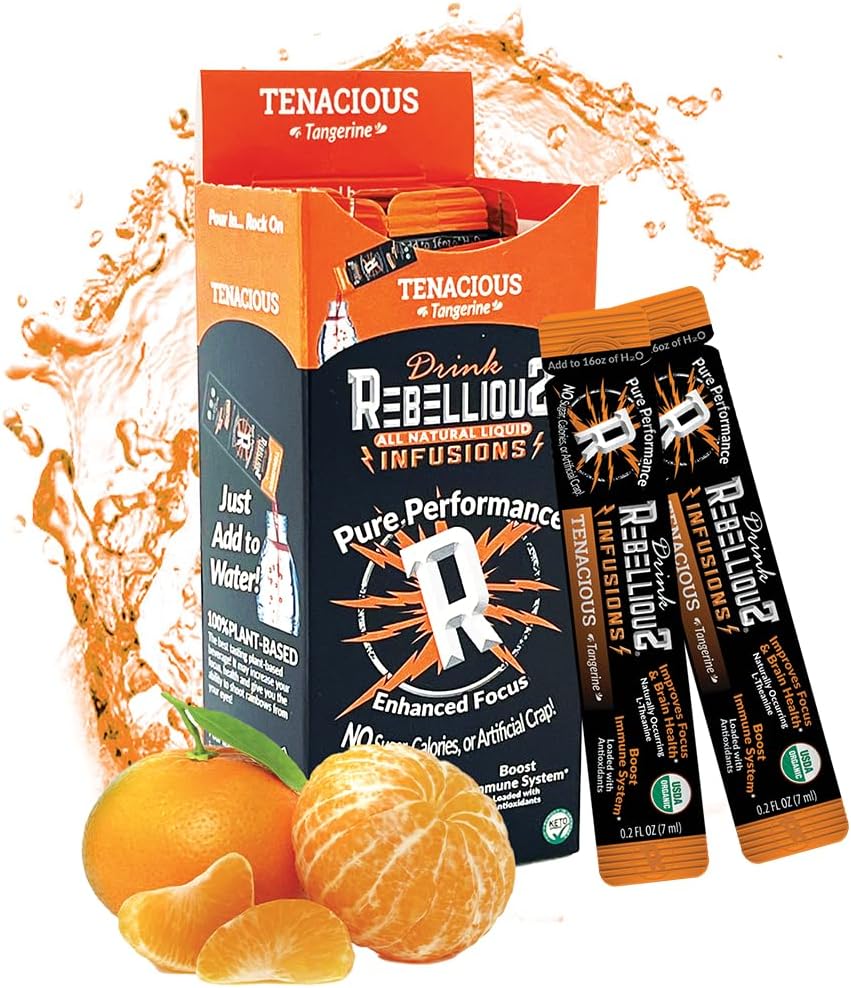 Rebelious Tenacious Tangerine Organic Drink Mix 