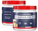 ActivHealth Digestive Enzymes and Probiotic for Pets (Dogs, Mačky, Králiky a Viac, 125 mg, 120 porcií) by Geneflora for Pets Pack of 2