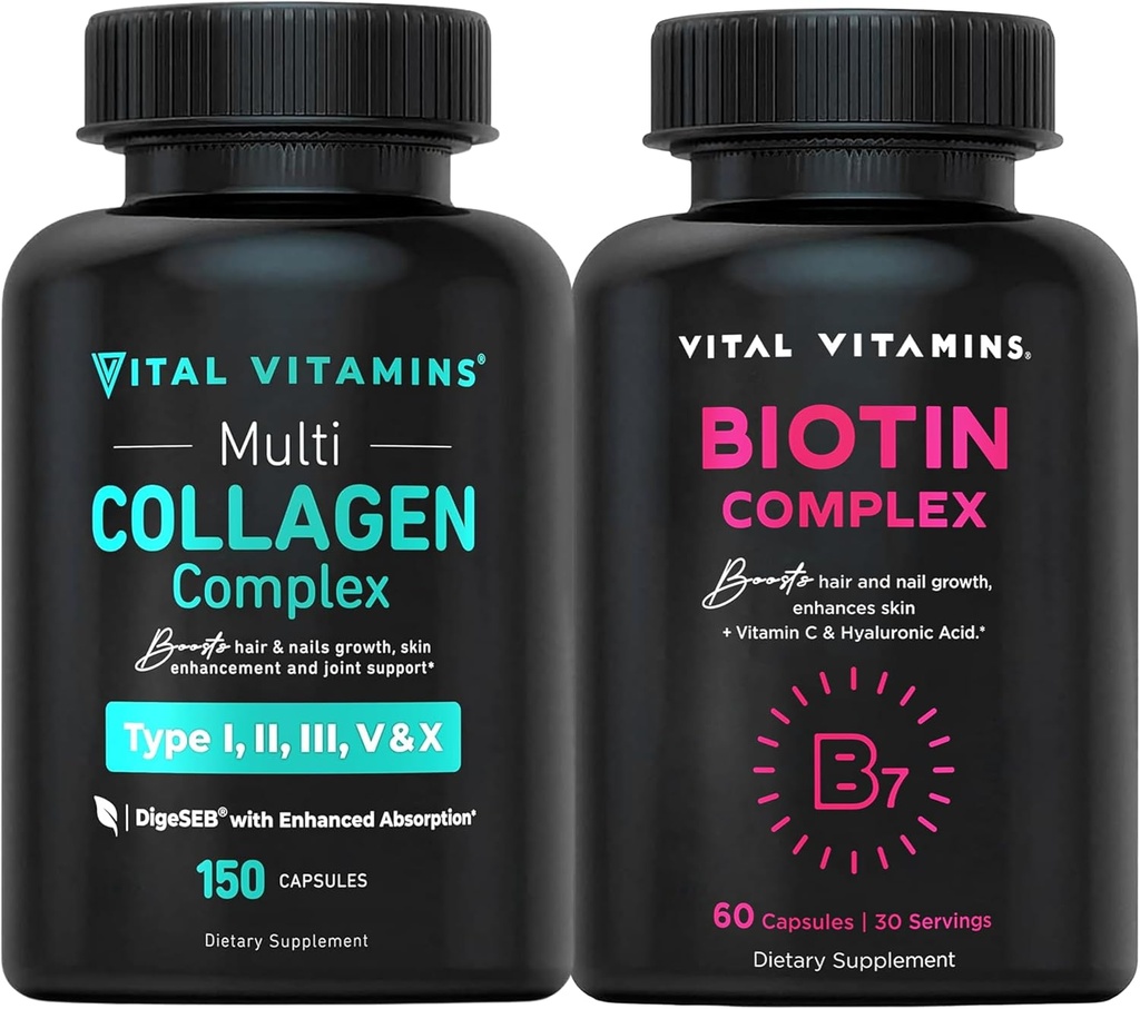 Vital Vitamíny Multi Collagen pilulky + Biotin Complex pilulky