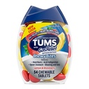 TUMS Chewy Bites Žuvacie antacidá Tablety s úľavou od plynu, citrón a jahod - 54 gróf