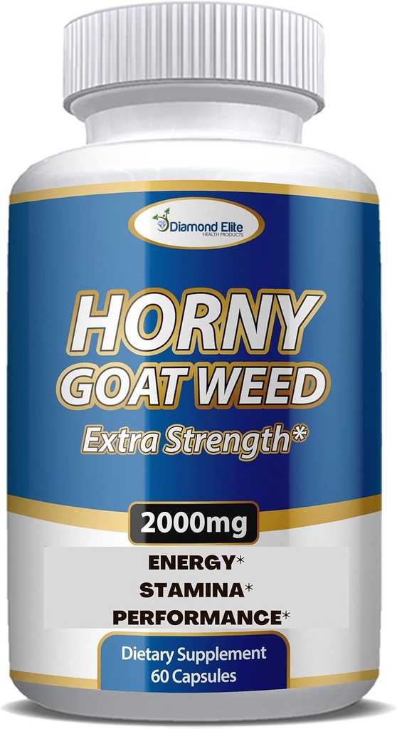 Extra sila Horny Kozia burina extrakt - energia, výkon, a vytrvalosť Booster- s Maca, L-Arginine, Tongkat Ali od Muži a ženy - 60 Kapsule