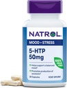 Natrol Mood & Stres 5- HTP 50mg, Dietary Supplement pomáha podporovať vyváženú náladu, 30 kapsule, 7-30 dní