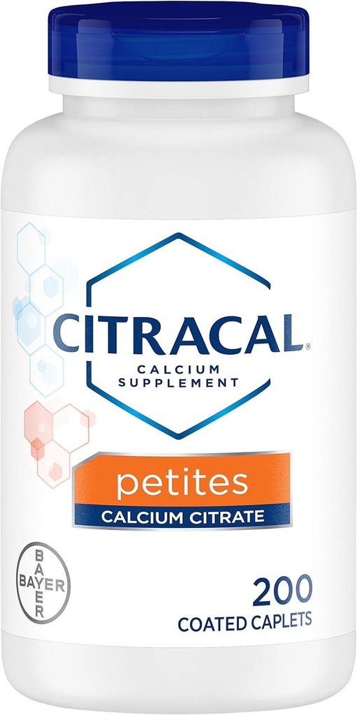 Citracal Petites s vitamínom D3 tablety 200 Počet - balenie po 3