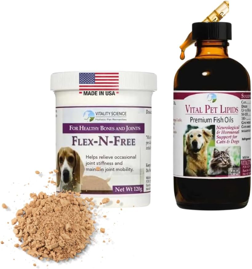 Vitalita Veda Flex N Bezplatne + Vitálne PET lipidov pre psy 2 Part Program 