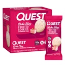 Quest Nutrition Frosted Cookies Dvojbalenie, Jahodový koláč, 1g cukru, 10g Bielkoviny, 2g Net Carbs, bez lepku, 16 Cookies