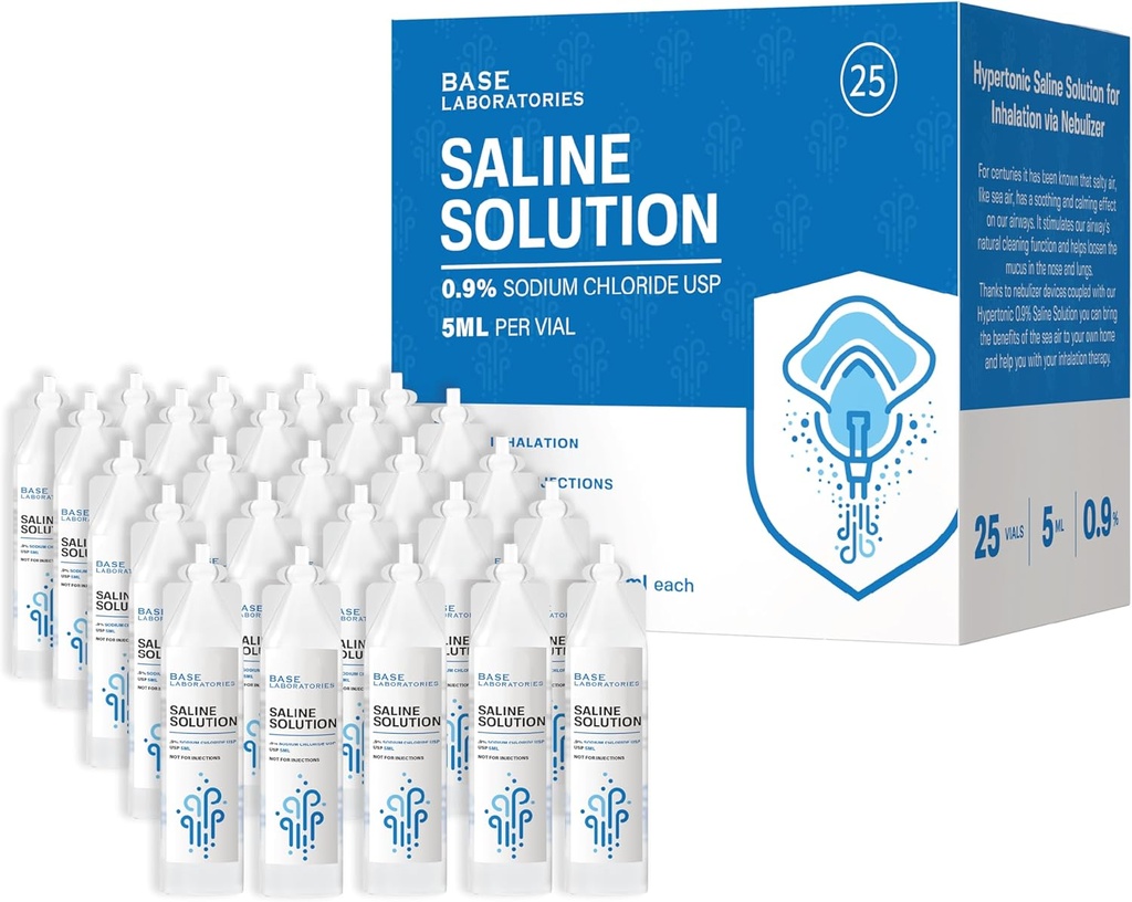 ZÁKLADNÉ LABORATÓRIÁ 0,9% Saline Solution for Nebulizer Machine