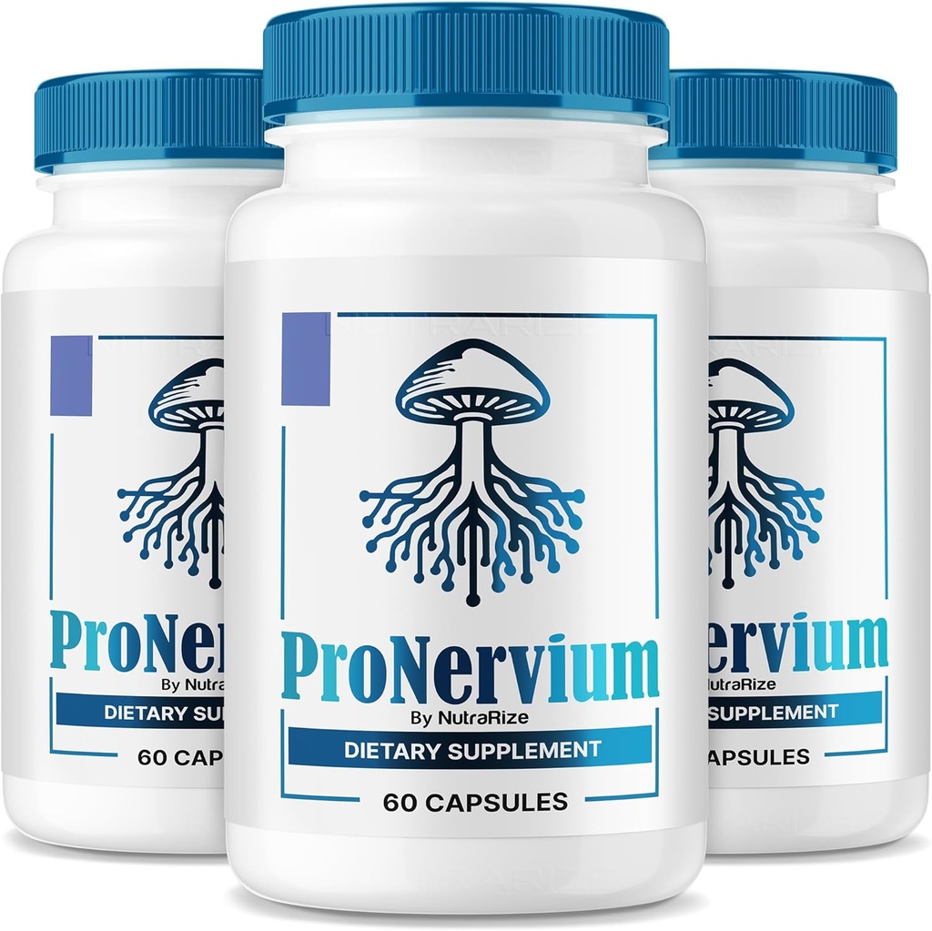(3 balenie) ProNervium - ProNervium Advanced Nerve Health Supplement, ProNervium Nerve Support Diétary Pills, All-Natural Formula for Dynamic Lifestyle, Pro Nervium Pastillas Recenzia (180 kapsúl)