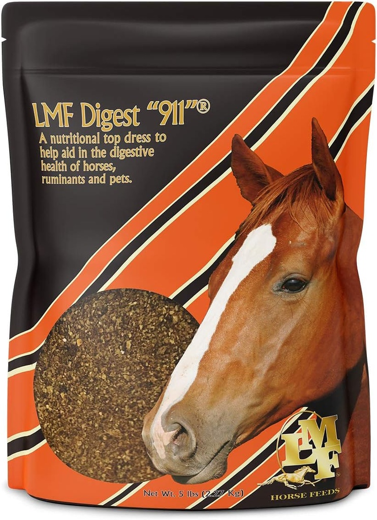 Digest 911" 5 lb prebiotické a probiotické doplnky pre prežúvavce a domáce zvieratá