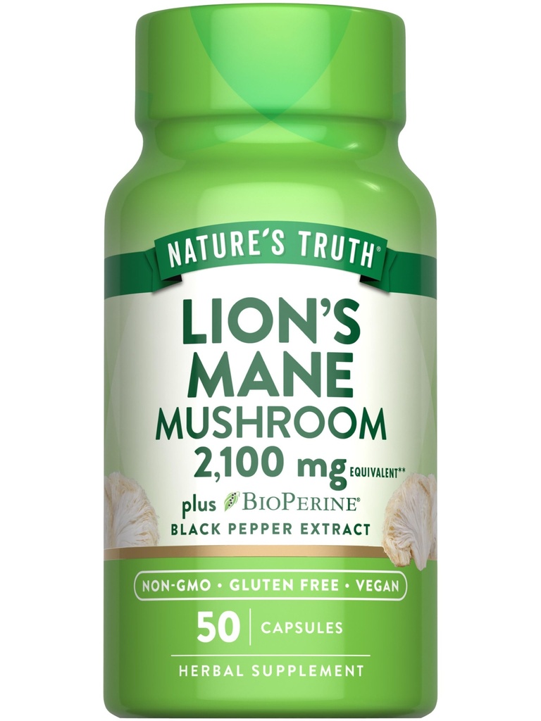 Príroda Pravda Lions Mane Supplement Kapsule 