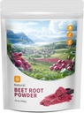 Cviklový prášok 100% Čistá s 18 oz - Zmrazenie Sušené Podpora Funkcia pečene a energie tela, Udržujte mládež, non-GMO, Vegan.