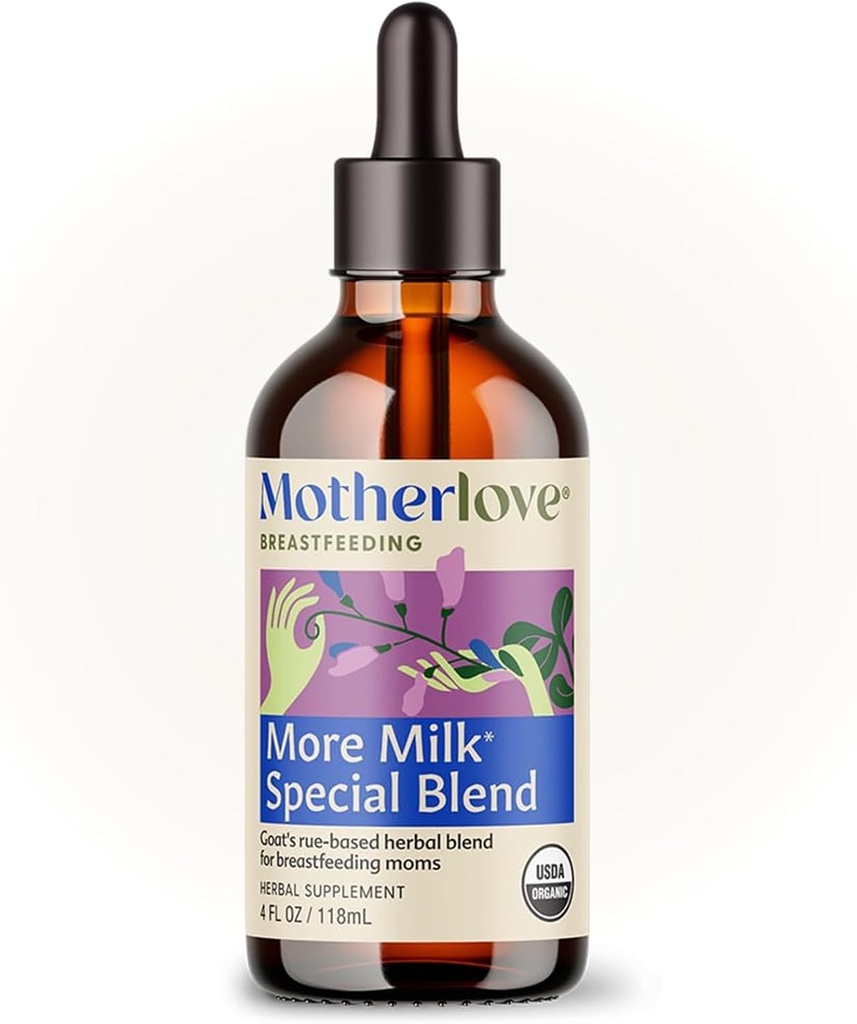 Motherlove More Milk Special Blend Tincture (4 oz Value Size) Bylinné Laktácia Doplnok w/Goat