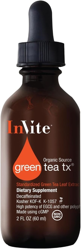 Pozvite zdravie Zelený čaj Tx® - podporuje Imunitné zdravie - Kombinuje zelený čaj extrakt a vitamín C - Jeden kvapkavec má Antioxidant silu až dvoch pohárov zeleného čaju - 2 tekuté ounce