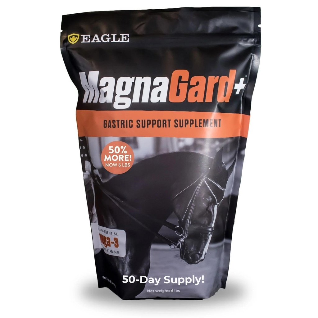 Plus žalúdočná podpora doplnok pre kone s Omega 3s 
