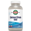 KAL kalcium Citrát 1000 mg, Vápnik doplnky pre ženy a mužov, Kosť zdravie, zuby, Nervózny, Svalové a kardiovaskulárny systém Podpora, Gluten Free a Lab Overené, 60 Serviv, 180 tabliet