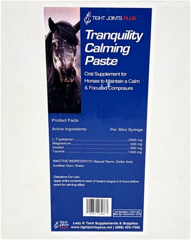 Tranquility Vložiť pre kone - 12 Počet
