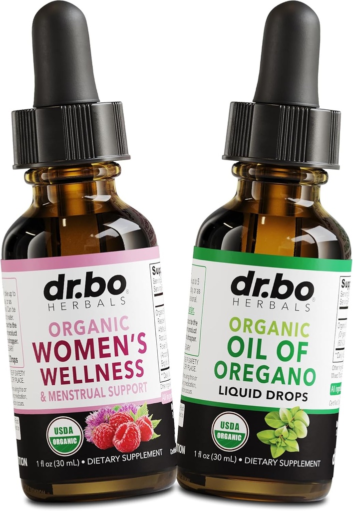 Hormonálna rovnováha pre ženy a oregano olej organické kvapalné kvapky - wellness Organic Hormonal Balance & Menstrual Cramp Obdobie podpora - olej z Oregano kvapky Tinktúra extrakt očistiť Detox