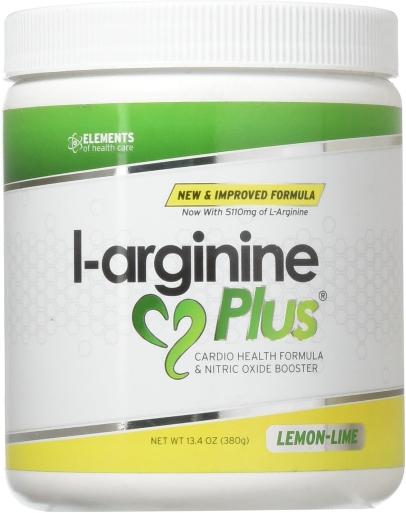 Citrónová vápno - L-arginín Vzorec pre krvný tlak, cholesterol a viac energie. #1 Heart Health Supplement (13.4oz.)