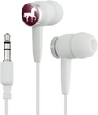 GRAPHIS & VIAC Horse Silhouette Wild Mane Trotting Maroon Novelty in-Ear Earbud Slúchadlá - biela