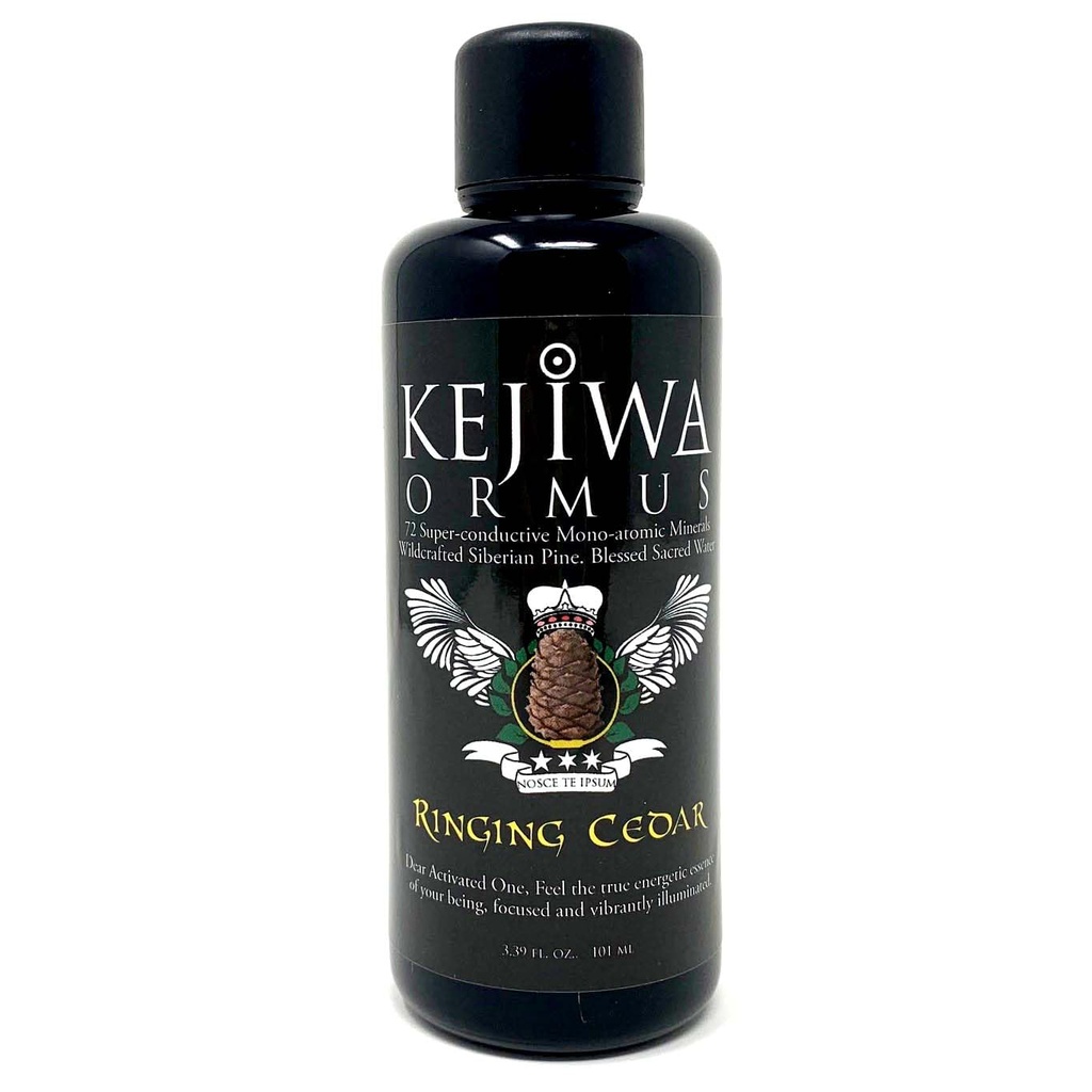 Kejiwa RINGING CEDAR Ormus: Sibírsky Pine Monoatomic Ormus Minerals for Third Eye Activation, Vitality & Energy Support 3.4 fl oz