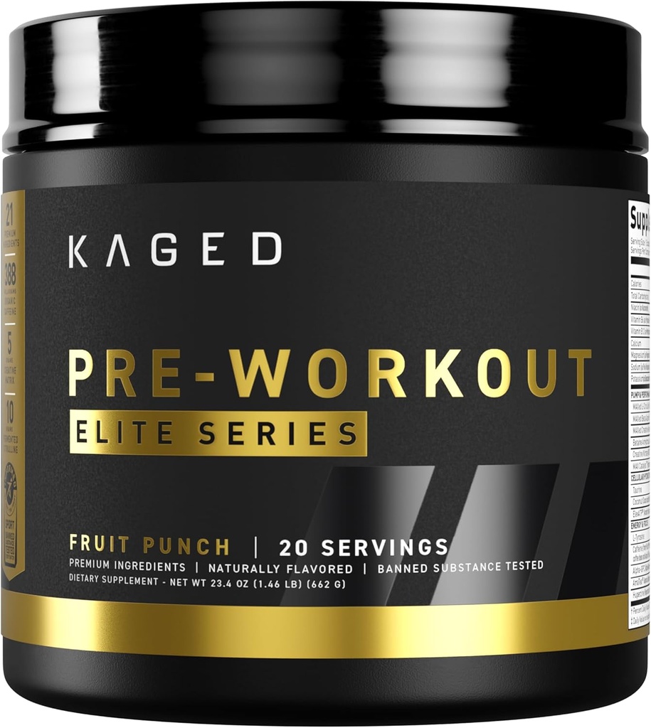 Kaged High Stimulant Pre Cvičenie Powder 