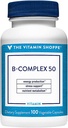 Vitamín Shoppe B- Complex 50 (100 Veggie Kapsule)