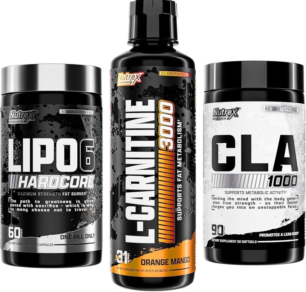 Nutrex Research Tekutý karnitín 3000 - spaľovač tukov a CLA