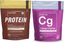 Essential Elements Hydrolyzed Collagen Peptides Powder & Organic Pea Protein Powder - Krémová čokoláda