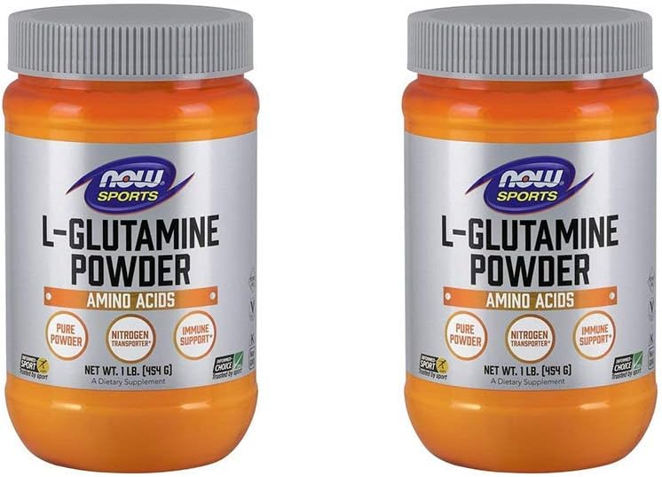 Potraviny L-Glutamine Pure Powder, 16 Ounce (Pack of 2)