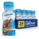 Glucerna Original Cukrovka Starostlivosť o cukrovku Shake, bohatá čokoláda, diabetická náhrada jedla na podporu manažmentu cukru v krvi, 10g proteínu, 180 kalórií, pripravený na pitie, 8-fl-oz fľaše, 24 balenia