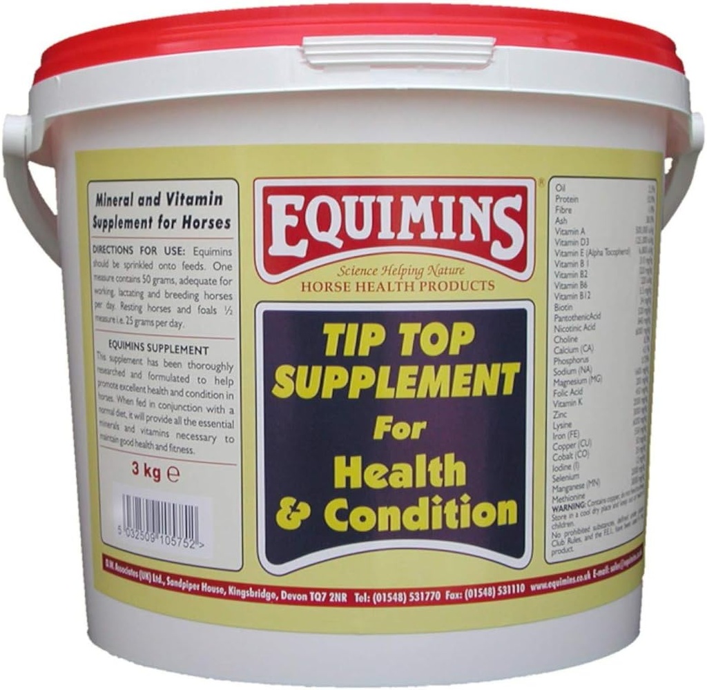 Horse Supplement Tip Top prášok 3kg Tub