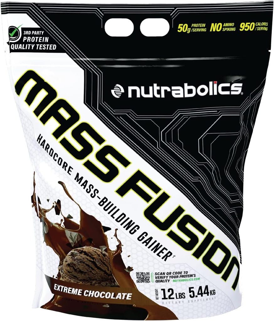 Nutraboliká Mass Fusion (Extreme Chocolate, 12 Ib (29 Servings))