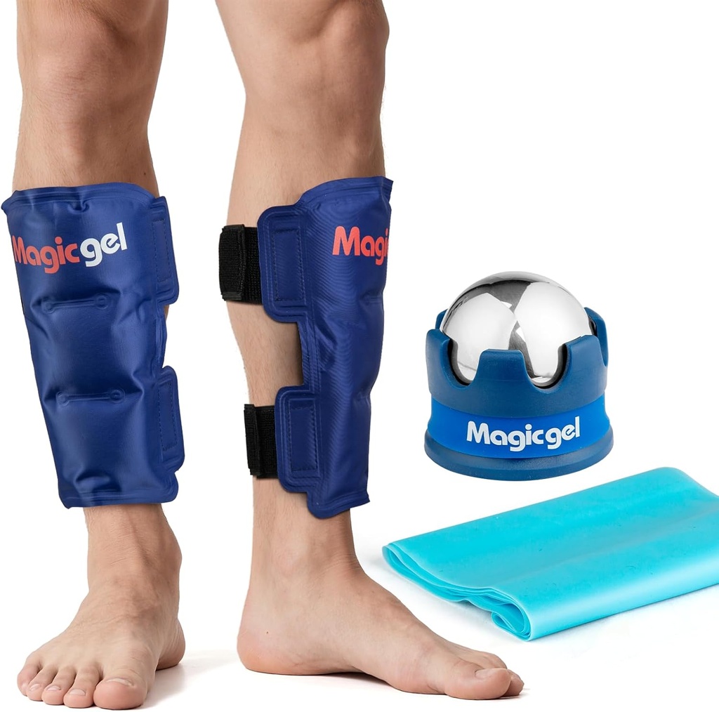 Shin Splint Relief: Hot & Cold Packs, Cryoball & Stretch Bands pre Shin Splints 