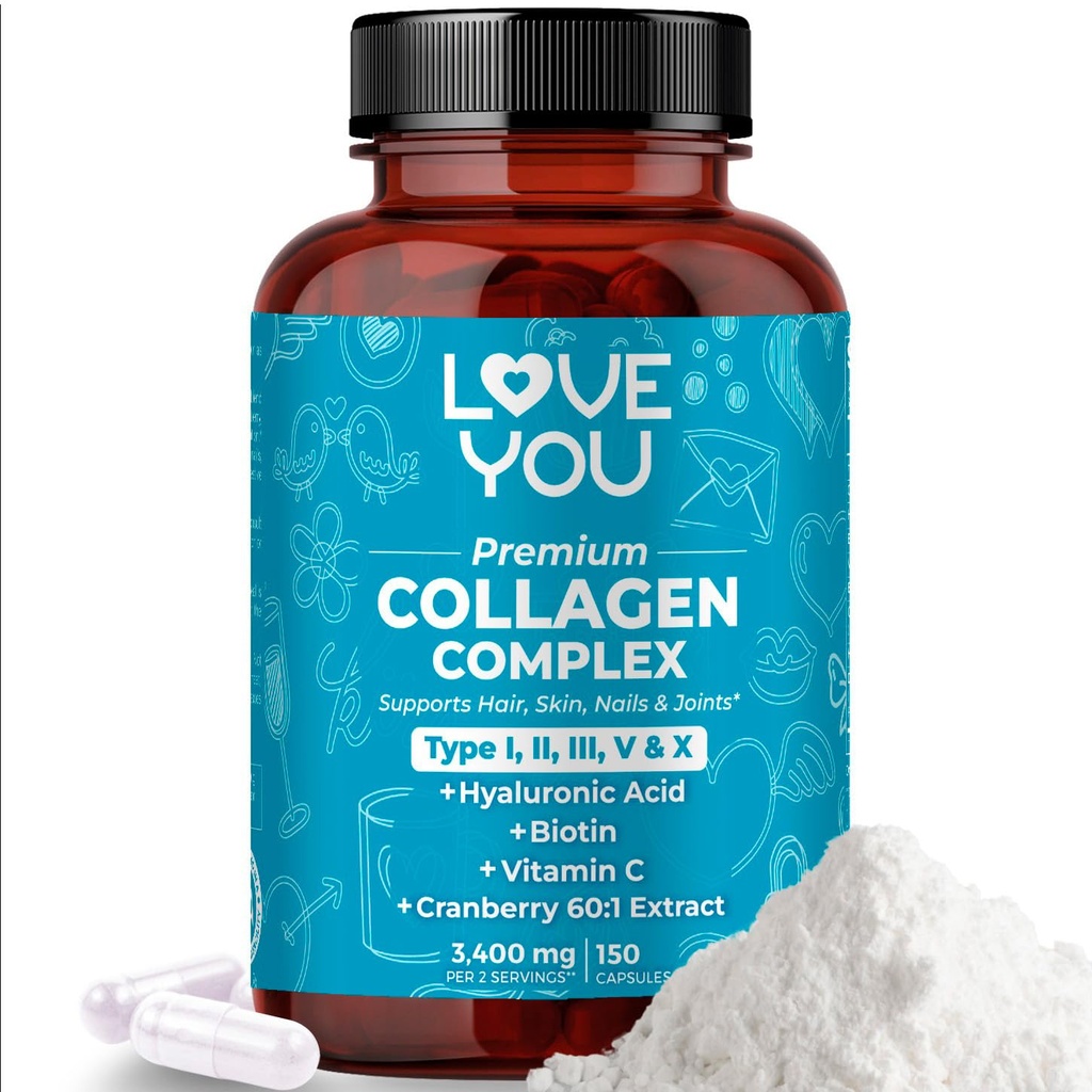 Premium Collagen Complex Typy I, II, III, V & X 