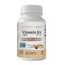 Prírodné trove vitamín K2 MK7 doplnok, 100mcg, 120 gróf, Vegan