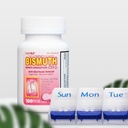 HealthA2Z® Mega Savings Bundle: Bismuth Subsalicylát 262 mg, 100 žuvacích tabliet & 7-dňový Organizátor tabliet XL