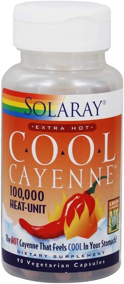 Solaray - Cool Cayenne Extra Hot - 90 kapsúl