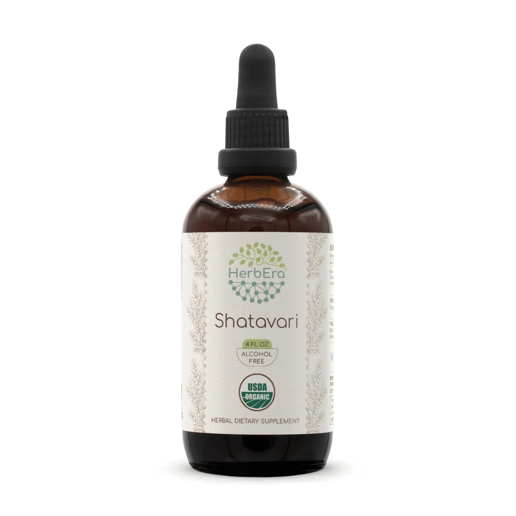 HerbEra Shatavari B120 USDA Organic Tinture 