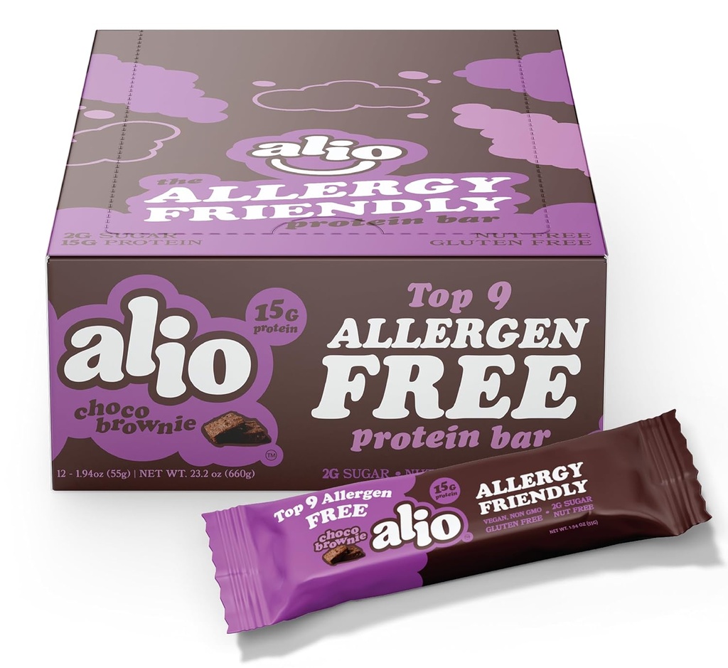 Alio Protein Bars - Choco Brownie (12 Bars) 