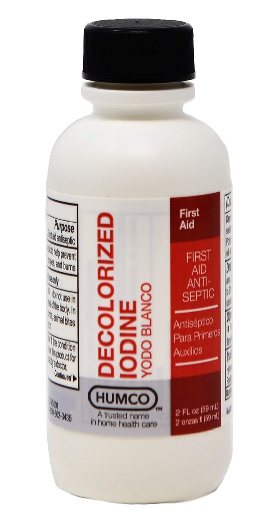 Humco - 120792001 Iodidy Tinktúra, dekolorizované, 2 oz