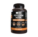 ČISTÉ ORIGINÁLOVÉ SUROVINY Psyllium Husk (365 kapsúl) Bez horčíka alebo ryžových výplne, vždy čisté, Lab Overené