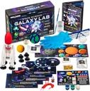 Original Stationery Space Science Kit, Solárna sústava Kit s raketou, Vonkajšie vesmírne remeslo Stickers a viac, aby sa mesiac Spinner a slnečnej sústavy, Fun Darčekový nápad, Hračky pre chlapcov a dievčatá, Vek 6-14