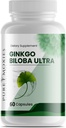 Ginkgo Biloba a ženšen mozog diétny doplnok podporuje funkciu mozgu, pamäť, duševné varovanie, všetky prírodné, zlepšiť krvný obeh