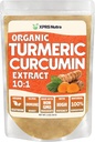 XPRS Nutra Organic Turmeric Curcumin Powder Extract 10:1 - Premium USDA Organic Curcumin Powder for Imunity - Vegan Friendly Pure Curcumin for Gut Health (2 Ounce)