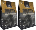 Majesty's Omega Wafers - Superior Horse/Equine Skin, Coat, and Immune Support Supplement - Omega 3, 6, 9, and Biotin (Regular, 2 Pack [120 gróf spolu) ]