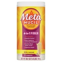 Metamucil, Psyllium Husk Powder, Unflavred Original Texture, s cukrom, 114 Servings, 4-in-1 Fiber Supplement, Daily Psyllium Husk Fiber Powder Pomoc Podpora Tráviace zdravie podporou pravidelnosti