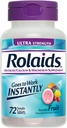 Rolaids antacidum vápnik a horčík doplnok Ultra silné tablety, ovocie 72 ea