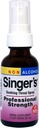 Byliny Etc. Singer's Saving Grace Profesionálna sila Non-Alcohol Spray - Bylinná podpora pre upokojujúce hrdlo - Hrdlo Comfort Spray s Yerba Mansa & Licorice - 1 fl oz (O 75 Servings)