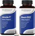 LifeSezóny Anxie-T s Rest-ZZZ - podporuje náladu a celonočný spánok - Prirodzene zmierniť svalové napätie a nepokoj - 120 kapsúl
